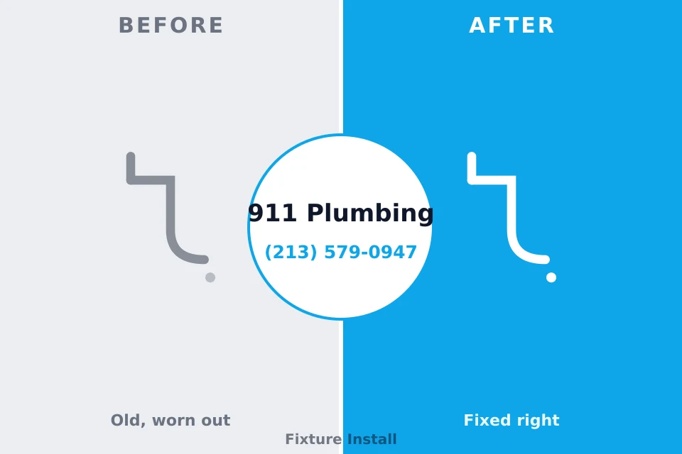 Before and after: plumbing company Carthage, IL